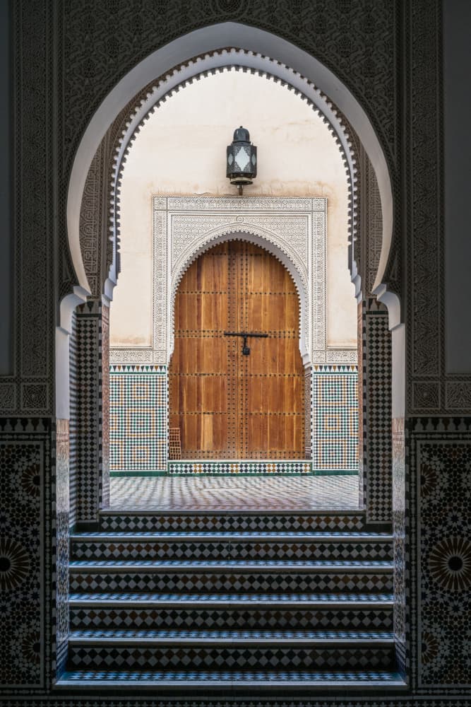 Ornate Moroccan Doorway by Photolovers — canvas wall art
