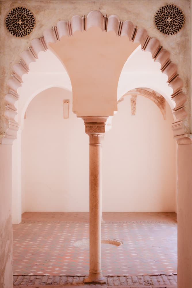 Moorish Archway Hall by Aimee Giles — canvas wall art