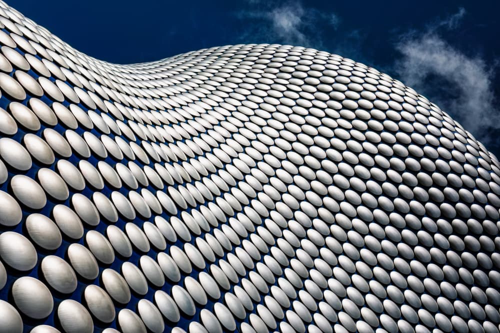 Metallic Building Pattern by Marco Tagliarino — canvas wall art