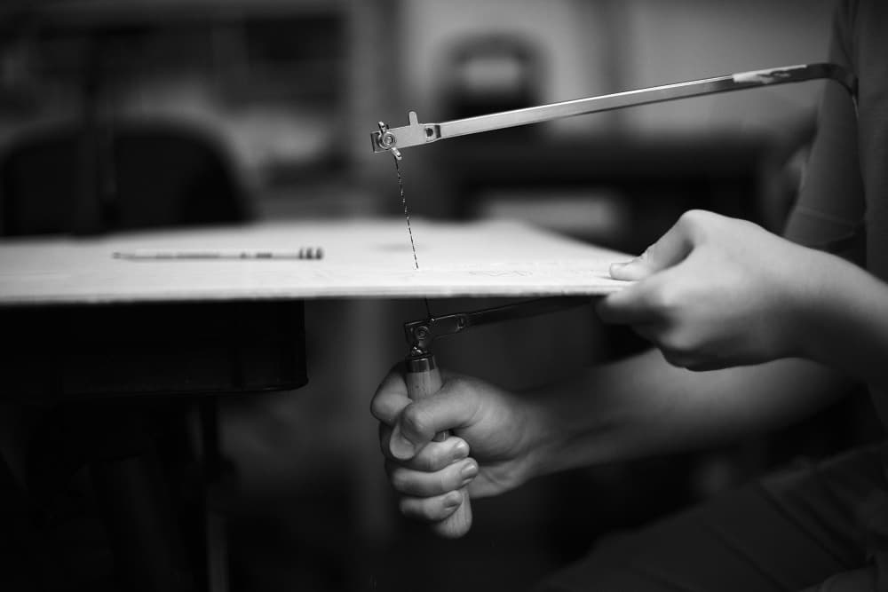 Focused Hand Craft by Michael Burlak — canvas wall art