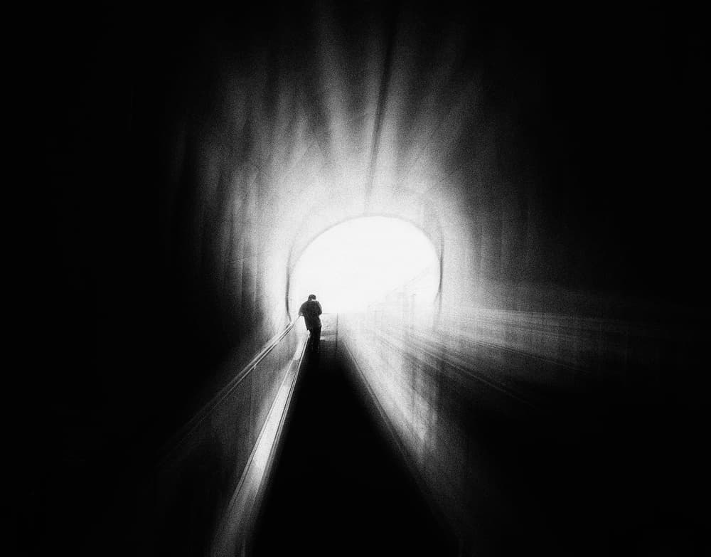 Light at Tunnel's End by Andi Halil — canvas wall art