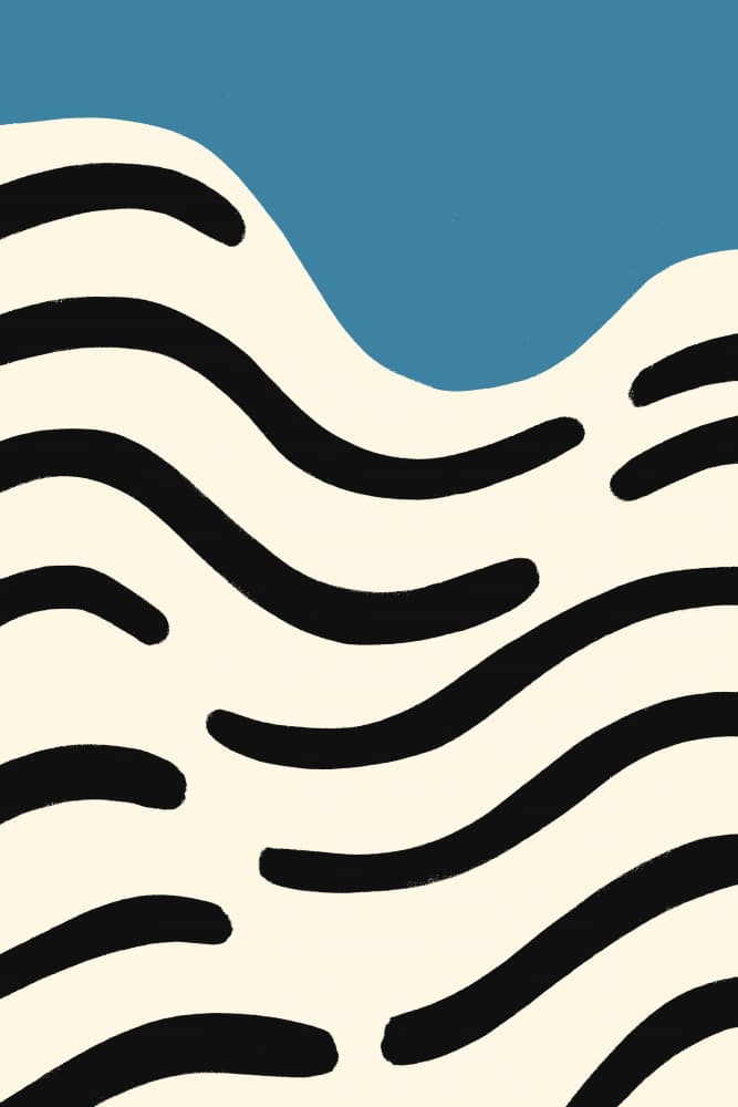 Waves by Treechild — canvas wall art