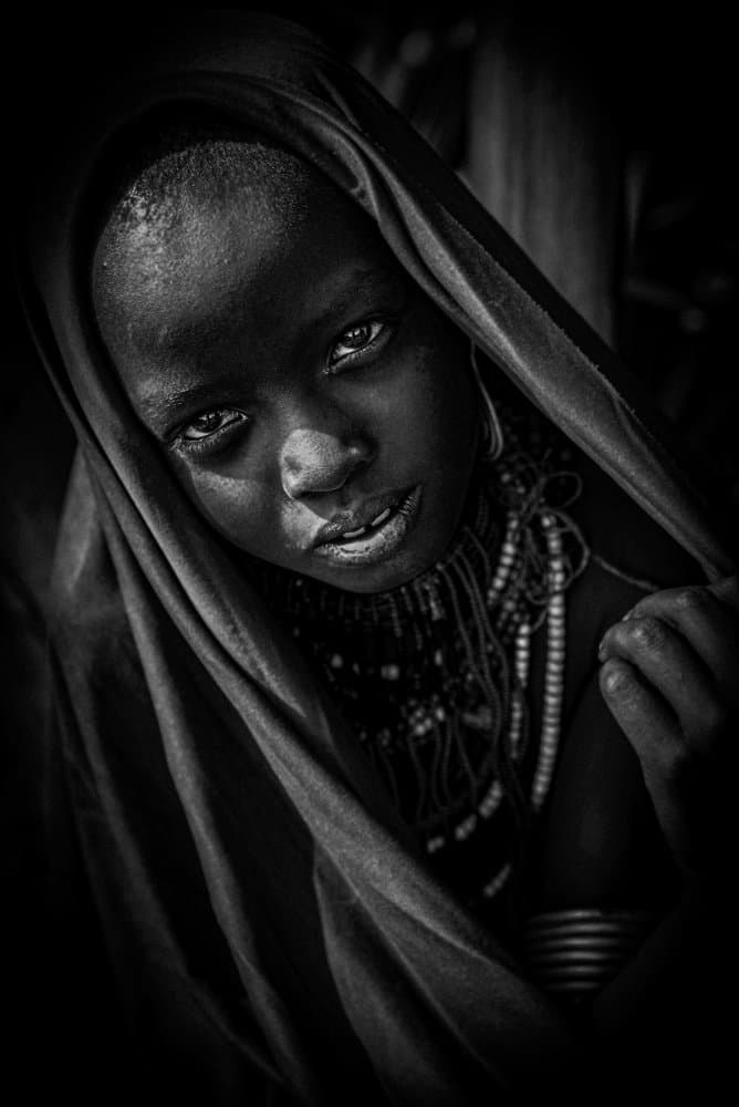 Soulful African Gaze by Linda Wride — canvas wall art