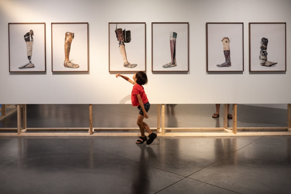 A visit to the museum by Corinne Spector — canvas wall art