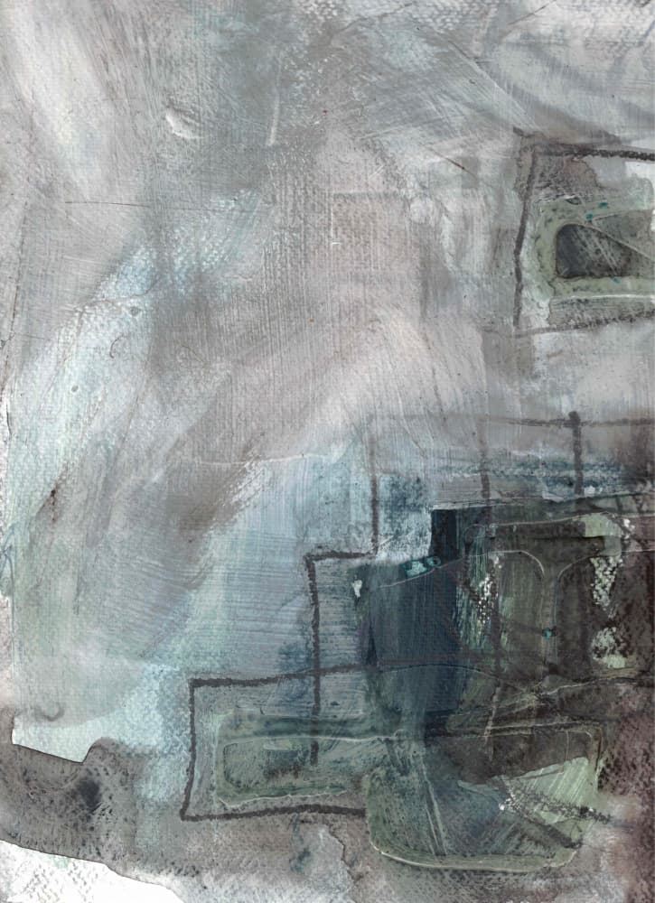 Urban Industrial Abstract by Deb Chaney — canvas wall art