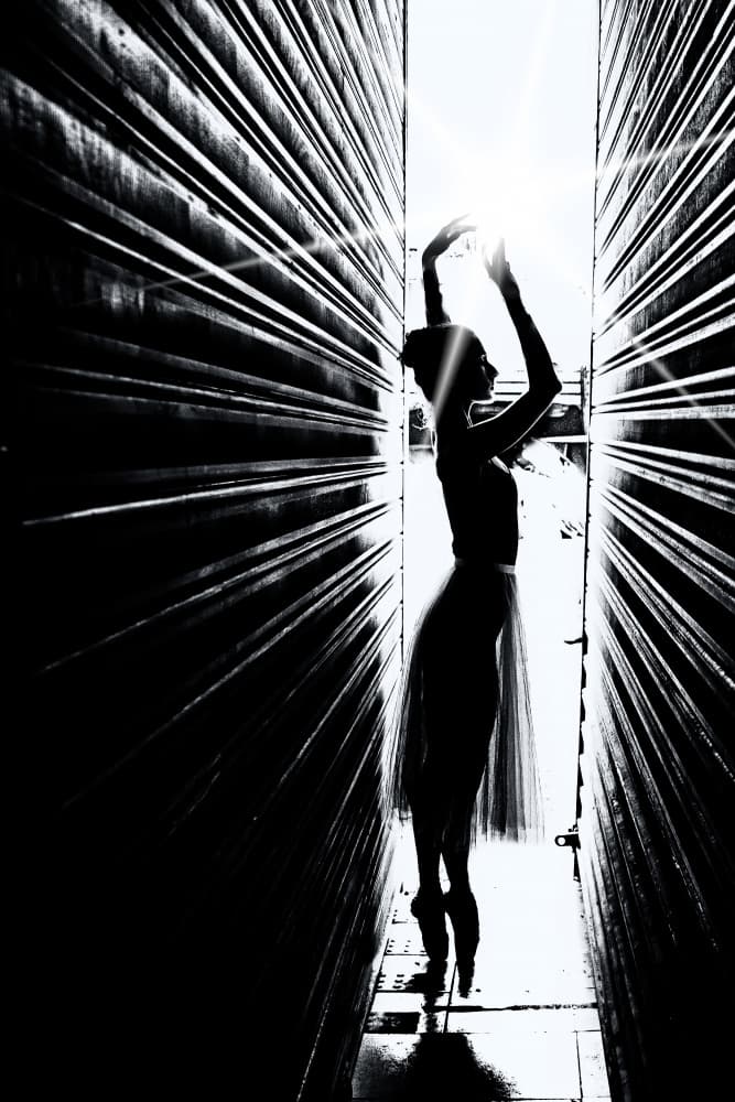 Ballerina's Radiant Glow by Amnon Eichelberg — canvas wall art