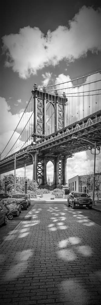 Manhattan Bridge DUMBO View by Melanie Viola — canvas wall art