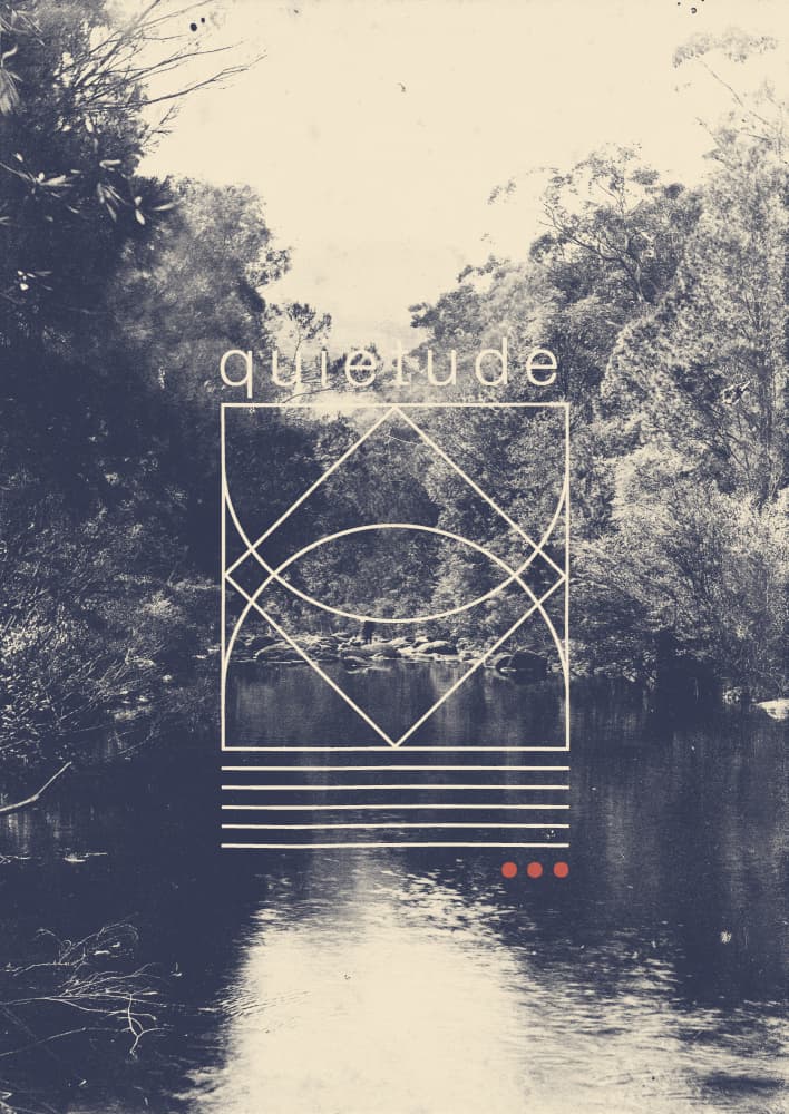 Tranquil Forest Geometry by Florent Bodart — canvas wall art