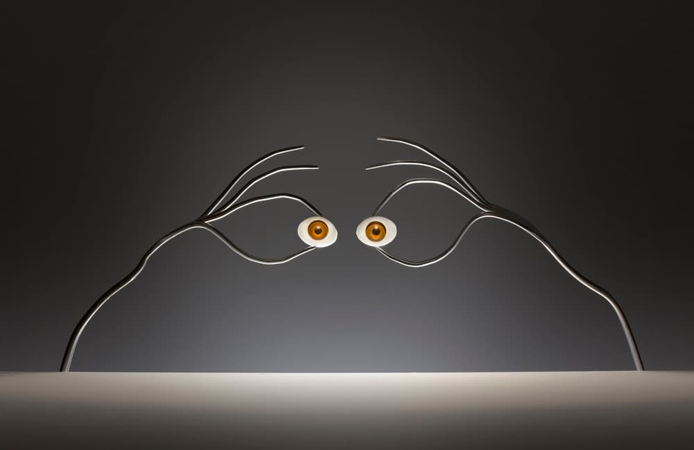Mysterious Watching Eyes by Wieteke de Kogel — canvas wall art