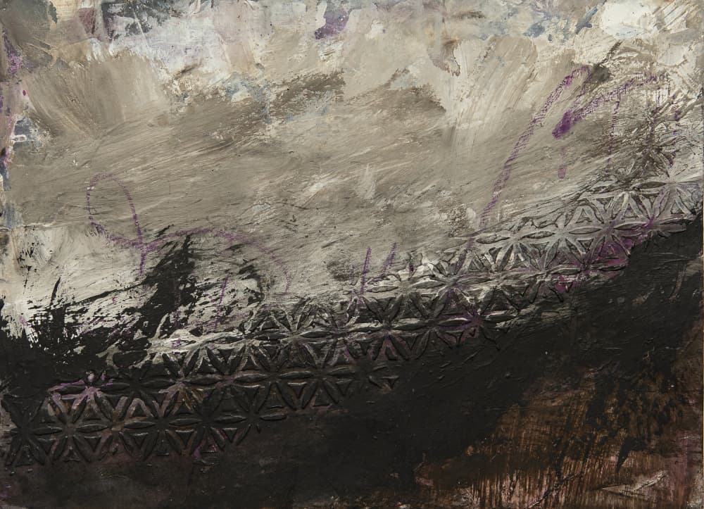 Flower Of Life Texture by Deb Chaney — canvas wall art