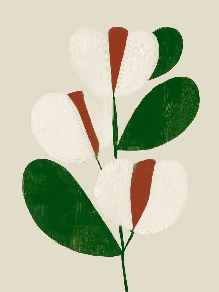 Modern Botanical Blooms by City Art — canvas wall art
