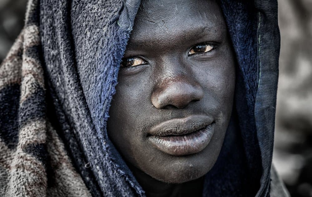 Soulful Hooded Gaze by Joxe Inazio Kuesta Garmendia — canvas wall art