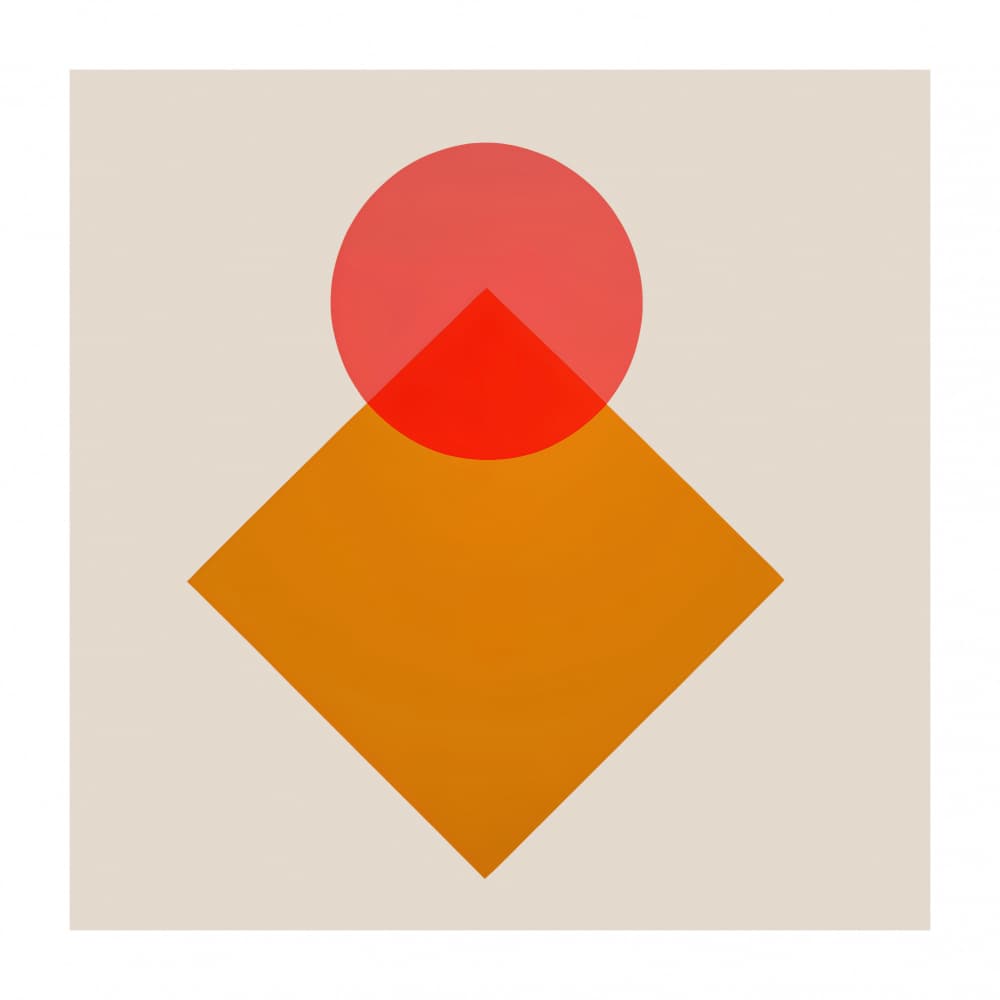 Abstract Geometric Forms by Merel Takken — canvas wall art