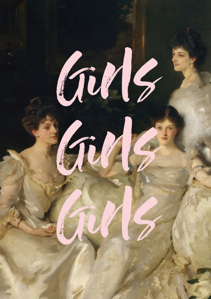 Elegant Ladies Group by Talitha McQueen — canvas wall art
