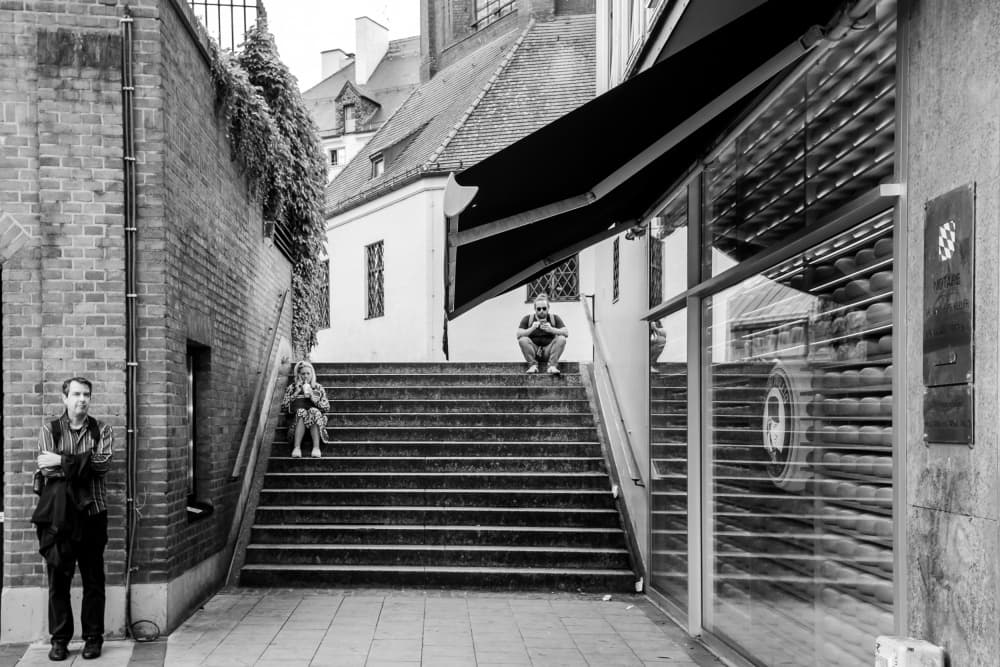 Quiet City Steps by BALASUBRAMANIAN GV — canvas wall art