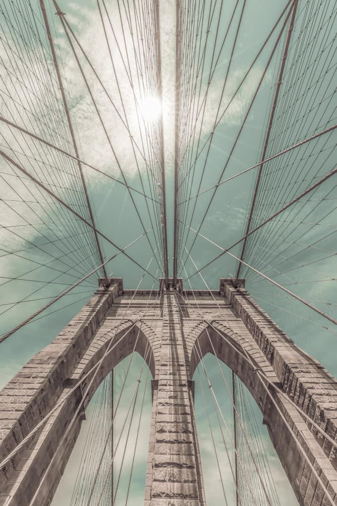 Majestic Bridge Perspective by Melanie Viola — canvas wall art
