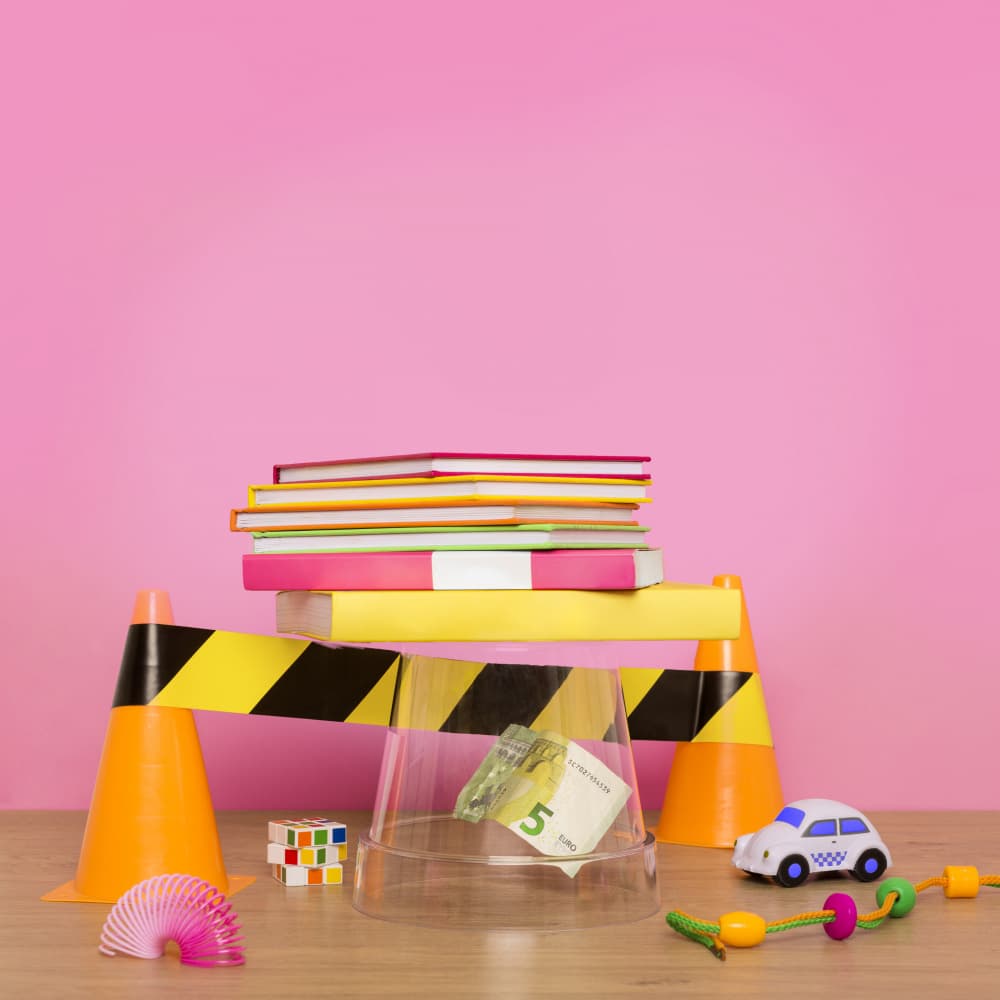 Playful Learning Savings by Julia Ramiro — canvas wall art