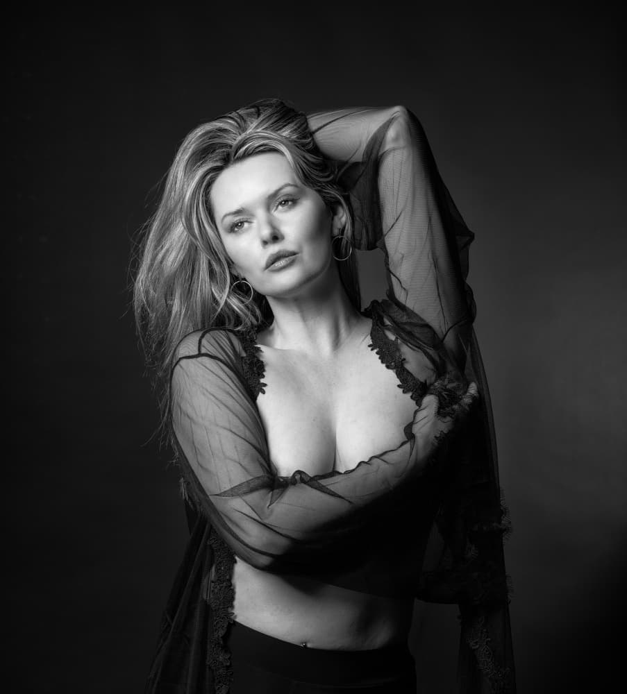 Pensive Woman Portrait by Colin Dixon — canvas wall art