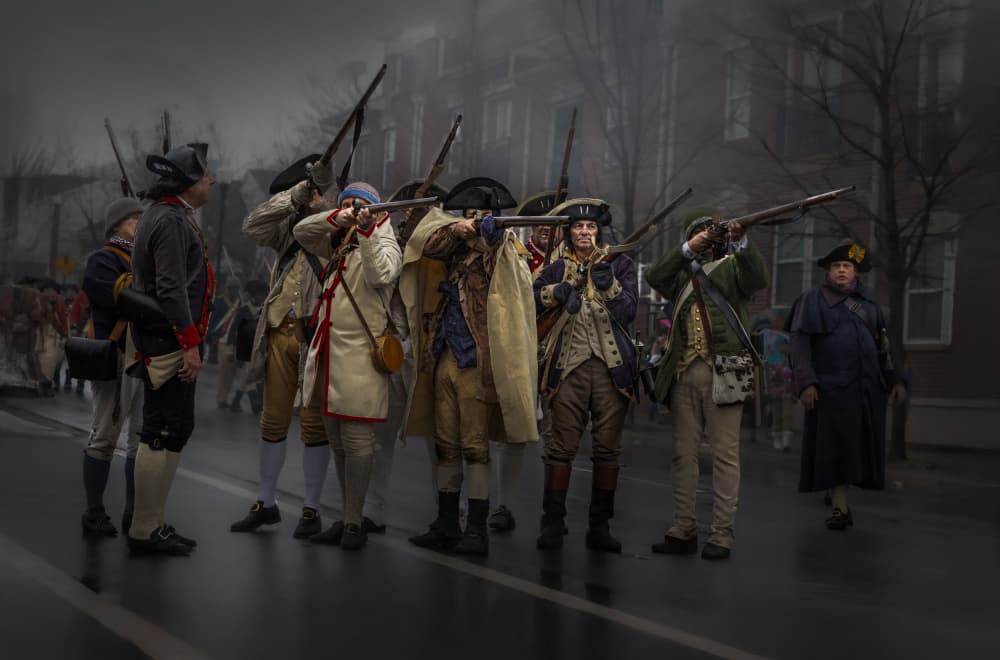 Revolutionary War Soldiers by Kenneth-Wei Zeng — canvas wall art