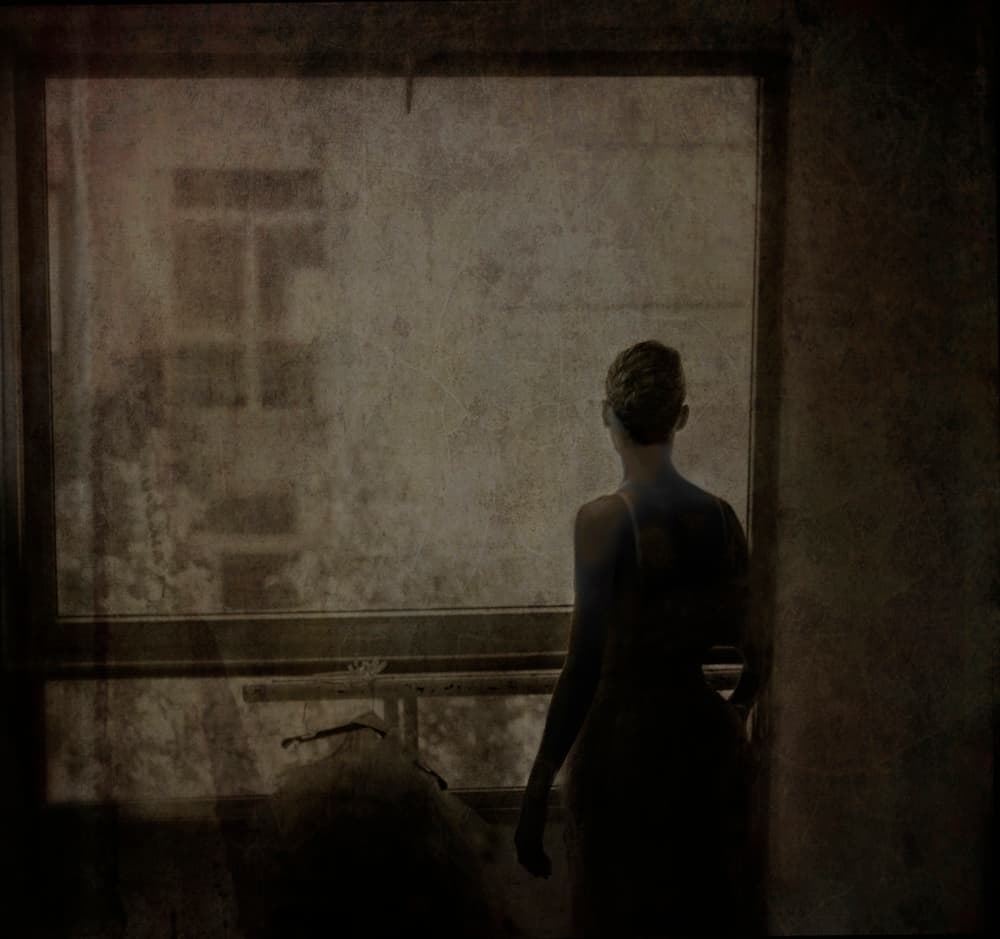 Pensive Woman By Window by Rachel Pansky — canvas wall art