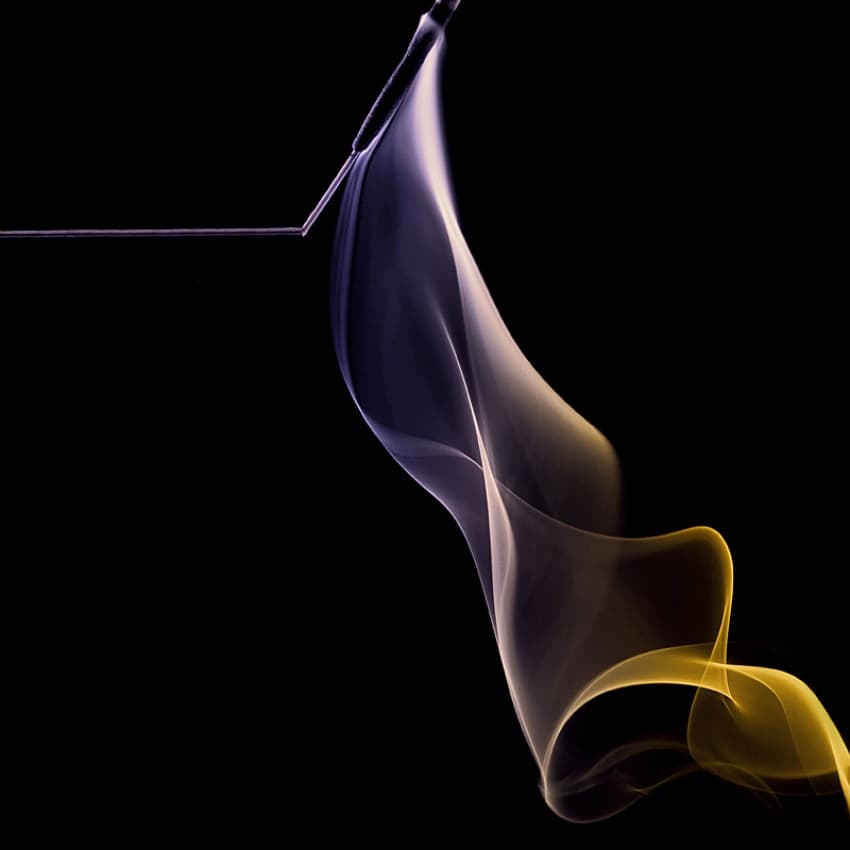 Vibrant Smoke Flow by Ileana Bosogea-Tudor — canvas wall art