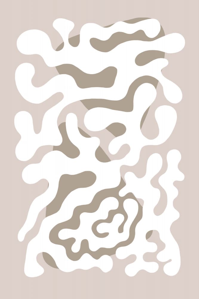 Fluid Organic Forms by Melanie Viola — canvas wall art