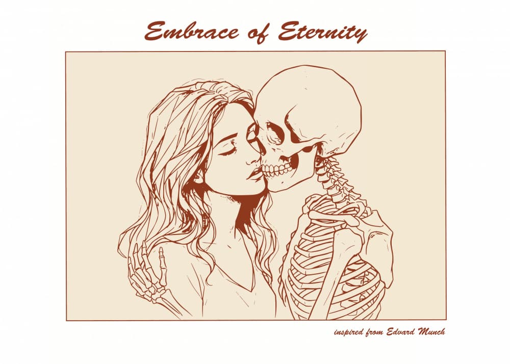 Eternal Kiss by Doa Project — canvas wall art