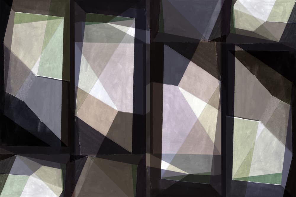 Geometric Window Light by cartissi — canvas wall art