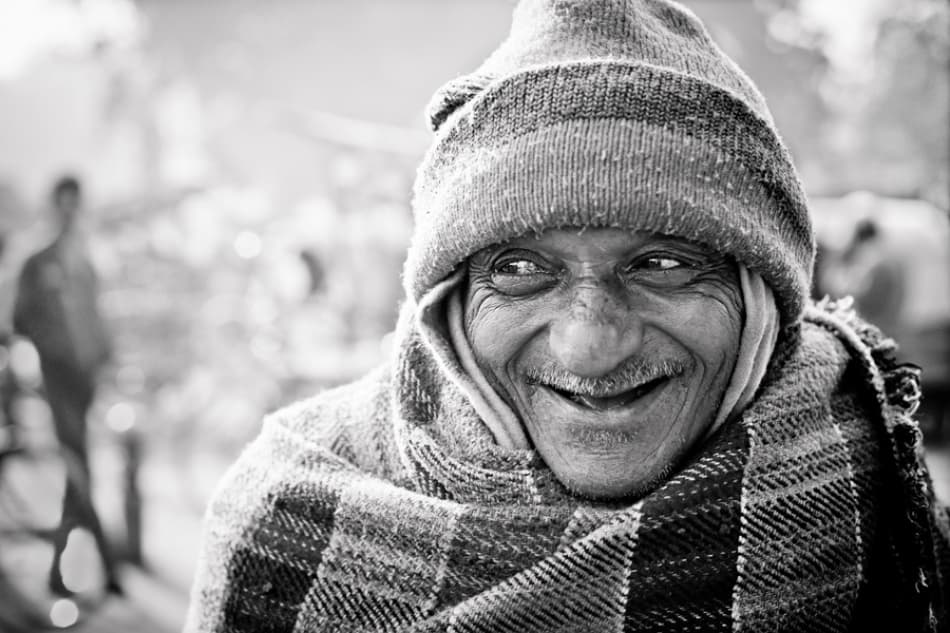 Joyful Man's Warm Smile by Mikhail Faletkin — canvas wall art