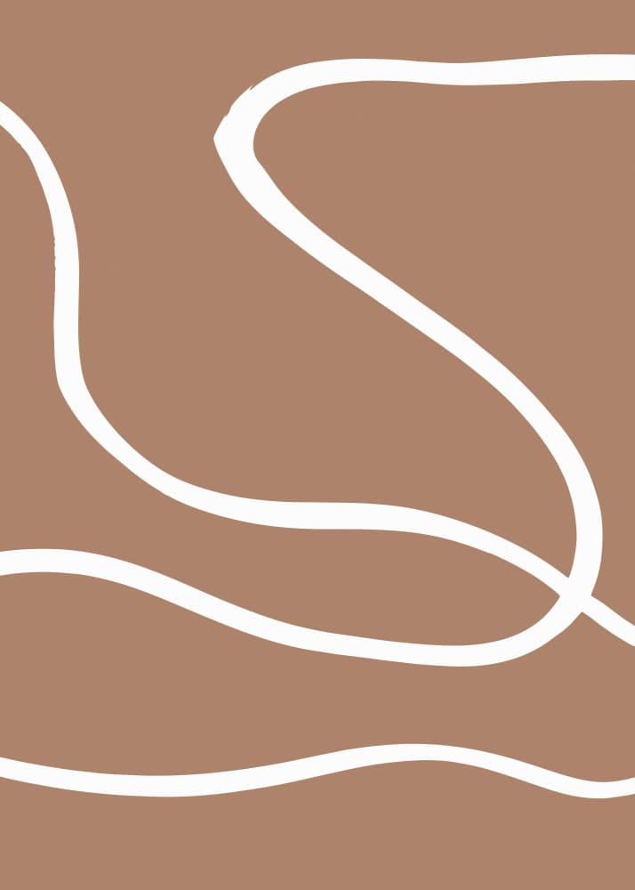 Organic Abstract Curves by Pictufy Studio — canvas wall art