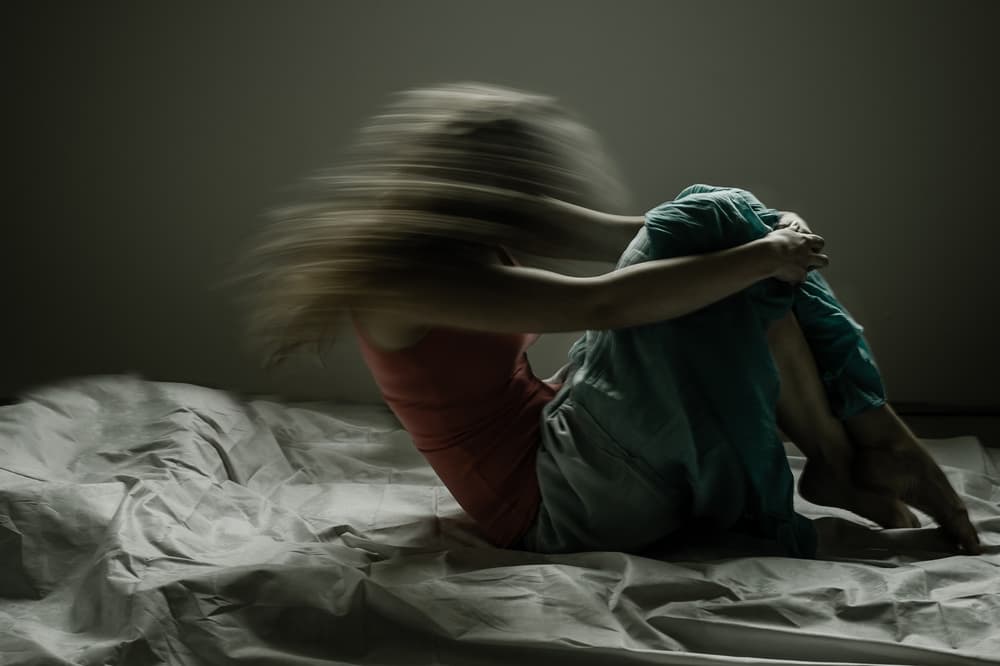 Woman's Inner Turmoil by Barbora Biňovcová — canvas wall art