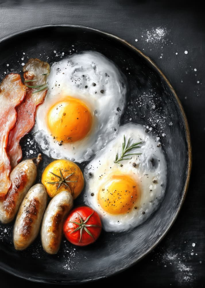 English Breakfast 1 by Justyna Jaszke — canvas wall art