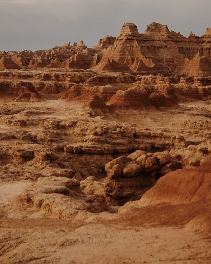 Badlands Horizon by Del Mundo Imagery — canvas wall art