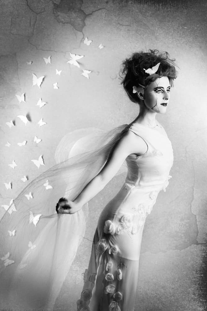 Ethereal Butterfly Woman by Ruslan Bolgov — canvas wall art