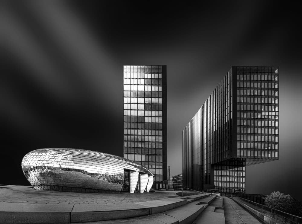 Modern City Forms by Roland M Schwerdtfeger — canvas wall art
