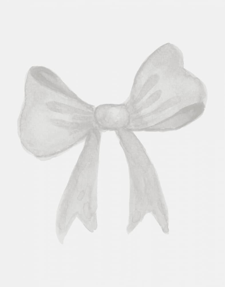 Soft White Bow by Jolly and Dash — canvas wall art