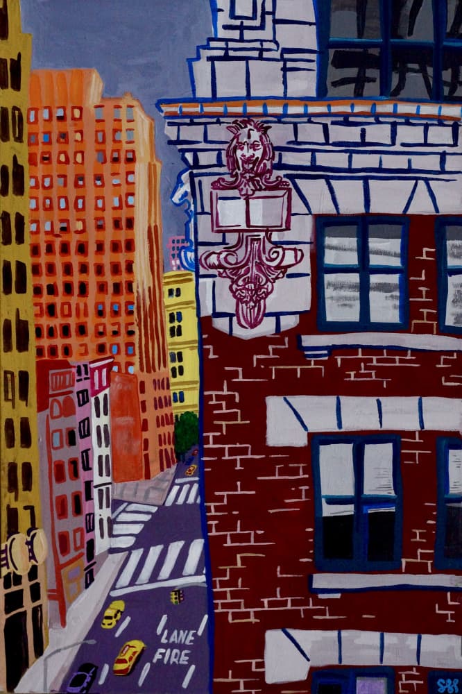 Urban Street Perspective by Steve Spencer — canvas wall art