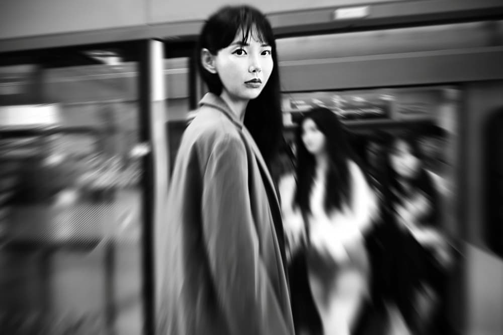 Subway Glance by cindy ahn — canvas wall art