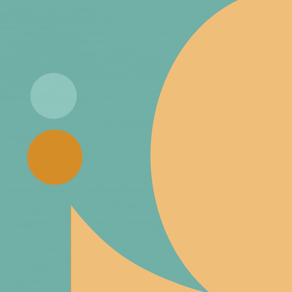 Serene Geometric Curves by Alejandra Winkhaus — canvas wall art