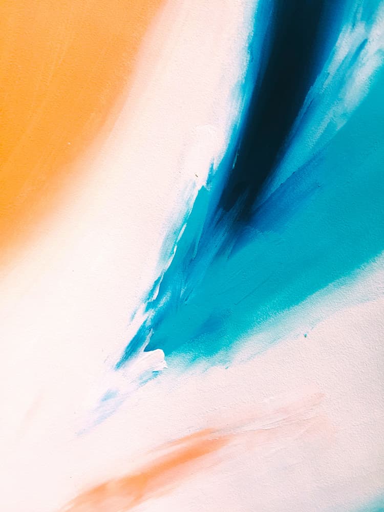 Fluid Color Blend by Ejaaz Haniff — canvas wall art