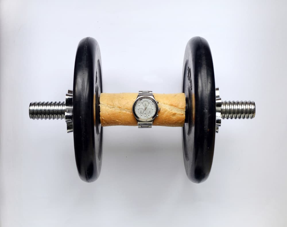 Fitness Food Time by Anton Terziev — canvas wall art