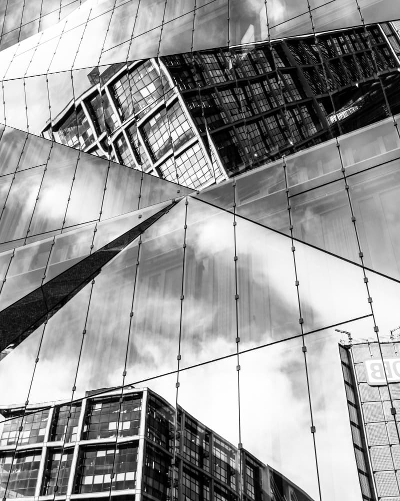 Dynamic Urban Geometry by Sofie Steenhoudt — canvas wall art