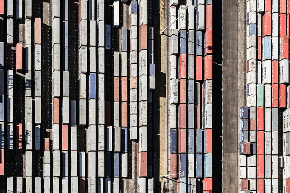 Cargo Mosaic by Shot by Clint — canvas wall art