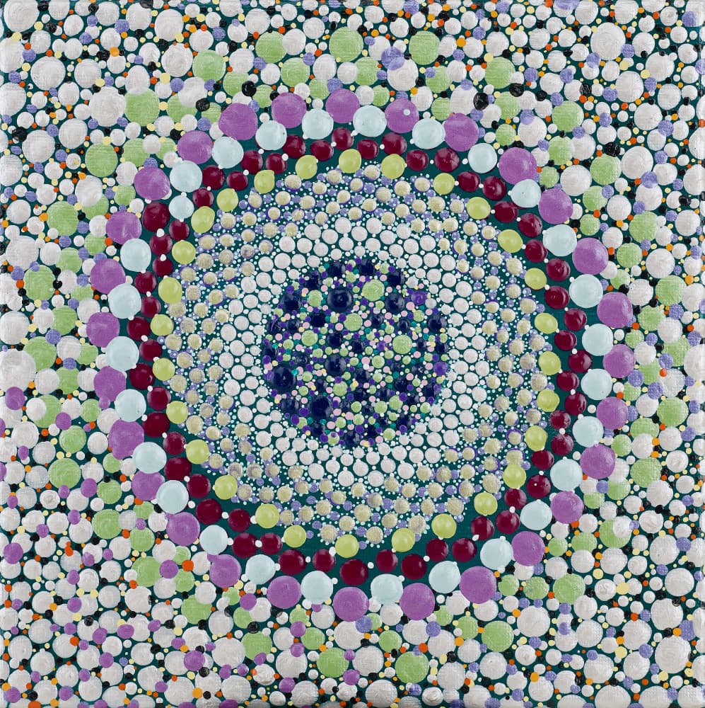 Colorful Dot Mandala by Amy Diener — canvas wall art