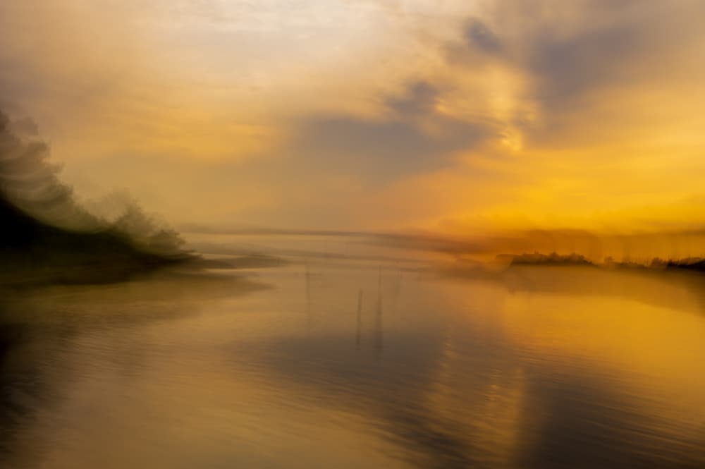 Dreamy Golden Sunset by Ina Bouhuijzen — canvas wall art