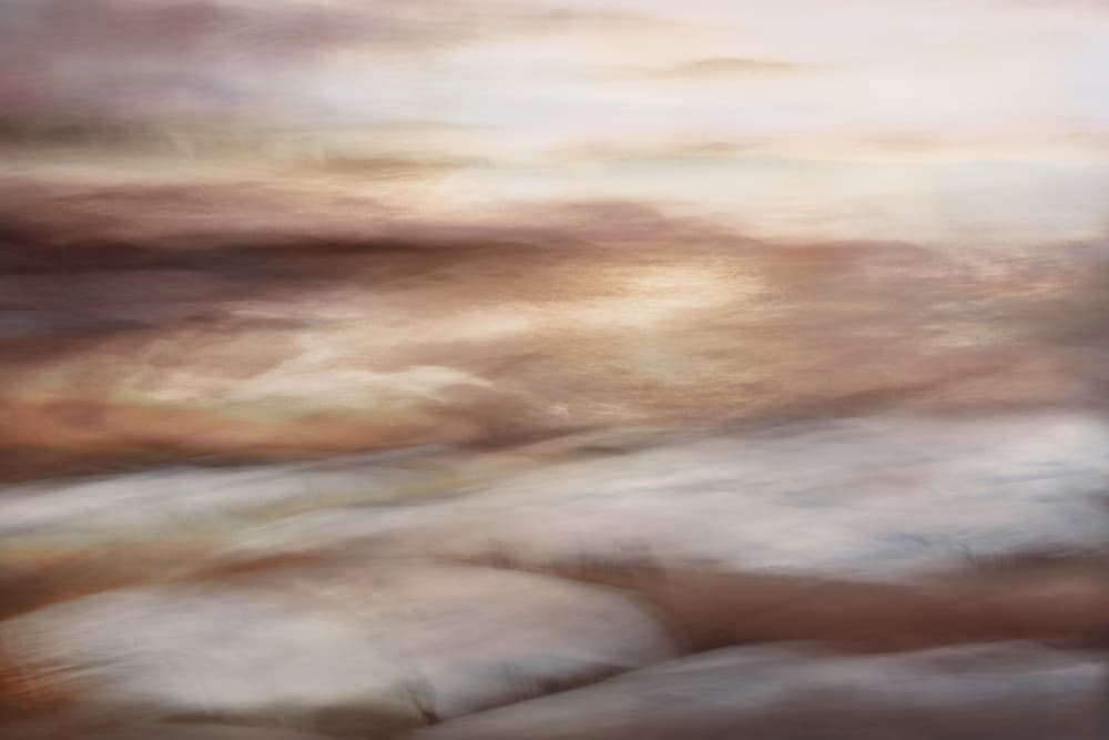 Warm Abstract Flow by Christina Sillen — canvas wall art