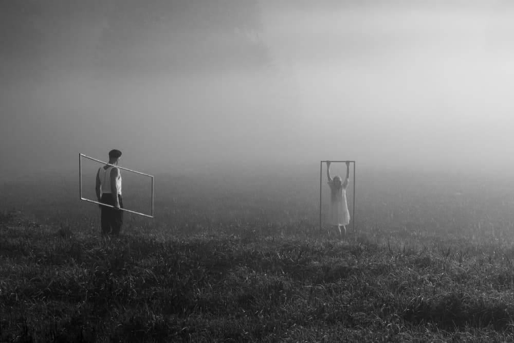 Framed in Fog by Leszek Paradowski — canvas wall art
