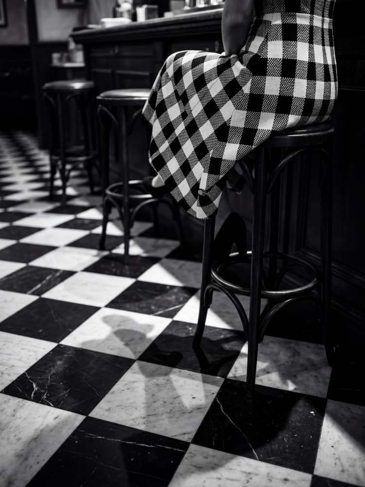 Classic Bar Solitude by Andreas Magnusson — canvas wall art