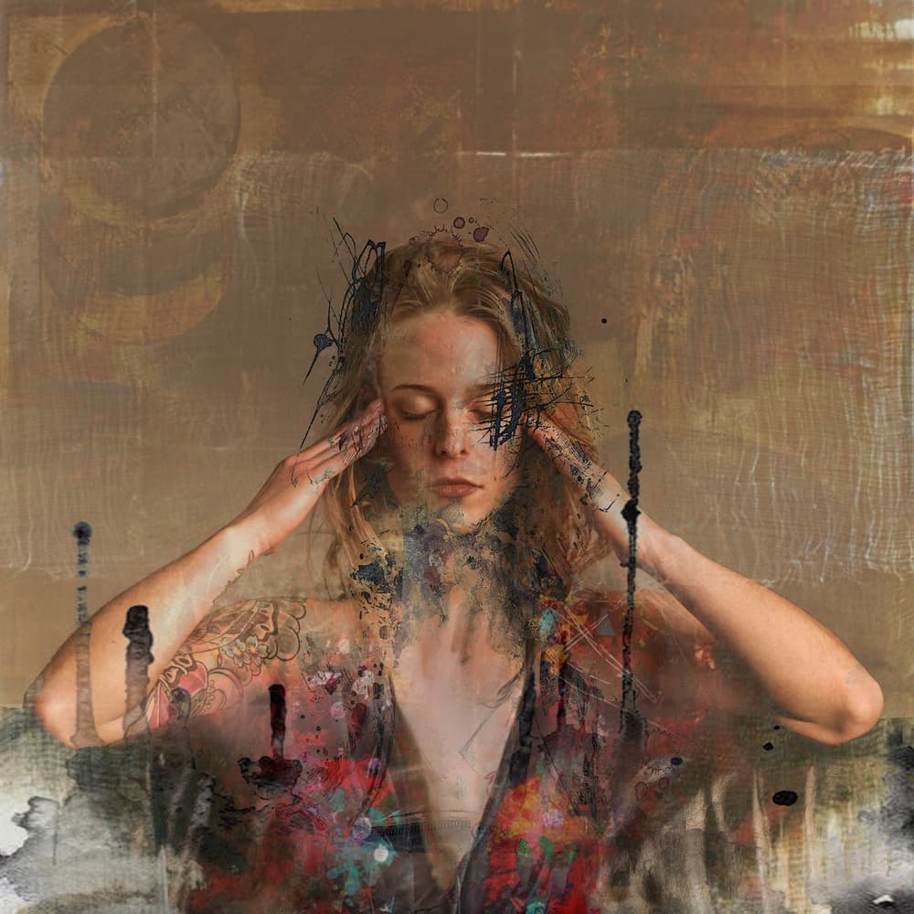 Contemplative Abstract Mind by Tommaseo Gregorio — canvas wall art