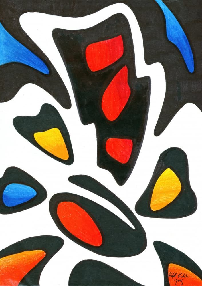 Vibrant Organic Forms by Kulik — canvas wall art